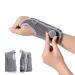 Adjustable Knob Wrist Brace - Carpal Tunnel Wrist Brace Night Support with Metal Splint & Steel Wire Adjust for wrist Pain Relief Injuries Sprains for Women and Men (Gray/Right Hand)