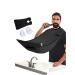 Men's waterproof beard bib Father's Day gift essential for shaving and cutting with suction cup catcher non-adhesive hair extension beauty cloth