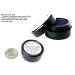 Pure Ziva Matte Cool Dark Navy Blue Cake Eyeliner & Eyeshadow - Water Activated Pressed Powder | Gluten & Cruelty Free - Buy Online on GoSupps.com