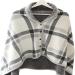 Plush Sleeveless Blankets Cozy Women's Fleece Jacket with Buttons Soft Super Warm Wheelchair Cozy Cover for Lap Bed Sofa Office