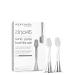 Supersmile Zina45 Replacement Brush Heads for Sonic Pulse Toothbrush Silver
