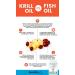 VitaDHA Antarctic Krill Oil: EPA Astaxanthin & DHA for Brain, Heart, Skin, Joints, and Liver Health | Cod Liver Oil Alternative - Buy Online on GoSupps.com