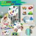 Tigerhu Arts and Crafts for Kids - 27 Painting Figurines with Paint, Pens, Brush, Palette, Magnets, Stickers - DIY Painting Kit for Ages 4-8 - Buy Online on GoSupps.com