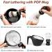 Absba's Shaving Brush Set - Nylon Bristle Brush & Food-Safe Melamine Cup | 100g Shaving Soap Refill - Perfect for Men & Women - Black - Buy Online on GoSupps.com