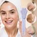 Manual Facial Cleansing Brush Soft Silicone Face Skin Scrubber Manual Brush Applicator Brush Face maskes Brush for Forehead Cheeks Nose Lips Face 10.8x3 Cm Purple - Buy Online on GoSupps.com