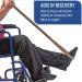 DMI Leg Lifter Strap - Adult Size, 32 Inches Long - Increase Mobility for Elderly and Disabled with Foot Loop and Hand Grip - Buy Online on GoSupps.com