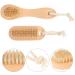 minkissy Wooden Face Cleansing Brush for Facial Exfoliation Dry Brush for Face Care Exfoliating Face Brush Skin Scrubber - Buy Online on GoSupps.com