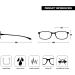 OPULIZE Ice 2 Pack Lightweight Reading Glasses - Dark Blue & Red for Men & Women | +2.50 Diopters - Buy Online on GoSupps.com