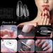 420PCS Clear Almond Nail Tips Set for Soak Off Extensions - ZAHRVIA Soft Gel Full Cover Kit - 12 Sizes Medium Almond False Nails Acrylic Tips - Buy Online on GoSupps.com