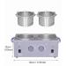WENMILY Double Wax Warmer Kit for Hair Removal - 2 * 500ML Pots with Wax Beans, Sticks, and Strips - Buy Online on GoSupps.com