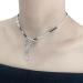 Shop OralGos Fashionable Necklace - Metal Bow Pendant Choker Cute Silver Clavicle Chain for International Shipping - Buy Online on GoSupps.com