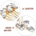DOITOOL Fashionable Diamond Hair Accessories Wedding Hair Accessories Hair Pin Wedding Decor Hair Clips Hair Barrettes Bride Hair Clip Horse Eye Hair Comb Crystal Women's - Buy Online on GoSupps.com