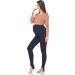 FUTURO FASHION Maternity Fleece Lined Leggings - Comfortable Pregnancy Over Bump Belly Support - High Waisted Stretchy Pants - Navy - Size 8-22 UK - Buy Online on GoSupps.com
