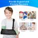 Kids Mesh Arm Sling - Adjustable Shoulder Immobilizer for Broken Bones & Sprains - Child Rotator Cuff Support Brace - Black S - Buy Online on GoSupps.com
