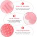 Silicone Body Scrubber Shampoo Massager Brush | Baby & Kids Hair Scalp Exfoliator | Pink - Buy Online on GoSupps.com