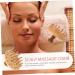Beavorty Bamboo Massage Comb - Beech Hairbrush for Hair Growth & Scalp Care | Portable Acupuncture Massage Tool for Women | Wide-Tooth Brush for Curls - Buy Online on GoSupps.com