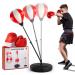 TEMI Punching Bag for Kids Incl Boxing Gloves|Boxing Bag Set for Kids Age 3 4 5 6 7 8 9 10 Years Old Boys|Adjustable Kids Punching Bag with Stand|Christmas & Birthday Gift for Boys & Girls