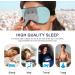 Cute Hippo Breathable Sleep Mask - Summer Cool Feeling Eye Cover for Rest - Elastic Contoured Blindfold for Men & Women | Ideal for Travel - Buy Online on GoSupps.com