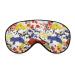 Colorful Ink Splashes Pattern Sleep Mask for Women Adjustable Sleeping Eye Shades Cover with Elastic Strap