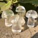 Natural Crystal Rough 40-50mm Crystal Mushroom Natural Clear Quartz Mushrooms Lovely Rose Crystal Stone Agaric Home Decoration Can be Used for Home Office Decoration 1pc - Buy Online on GoSupps.com
