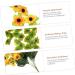 Zerodeko 5 Strings Simulation to Japan Home Decoration Simulated Sunflower Fake Sunflower Garland Sun Flowers Home Decor Sunflower Rattan Prop Fall Wedding Decor Silk Flower Vine Plant Orangex5pcs 94x16cmx5pcs - Buy Online on GoSupps.com
