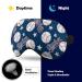 Light-Blocking Baseball Stars Sleep Mask for Women - Comfortable & Adjustable Eye Cover - Buy Online on GoSupps.com