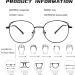 Pro Acme Vintage Cat Eye Blue Light Filter Glasses for Women - Anti-Eye Fatigue Block Blue Light from PC Phone & TV - A3 Black - Buy Online on GoSupps.com