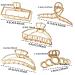 5 Slipproof Metal Hair Clips for Thick & Thin Hair - Stylish Claw Clips for Women - Buy Online on GoSupps.com