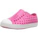 Native Shoes Unisex-Kids Jefferson Child Water Shoe 18 EU Hollywood Pink Shell White