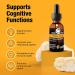 Cedar Bear Lion's Mane Mushroom Supplement 2 fl oz - All-Natural Brain Booster for Memory, Focus & Immune Support - Buy Online on GoSupps.com