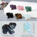 DUQGUHO 2 Pcs Crystal Elephant Decor Natural Black Obsidian Opal Elephant Crystal Statue Stones Cute Crystal Desk Decor Elephant Figurine Gifts for Women Men 1.5" Obsidian & Opal - Buy Online on GoSupps.com