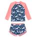 TUONROAD Girls Swimming Costume Toddler Baby Kids Two Piece Long Sleeve Swimsuit UPF 50+ Protection Bathing Suit Swim Set for 4-10 Years 5-6 Years Pink Unicorn
