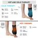 Coldest Ankle Foot Ice Pack Wrap - 360 Cold Gel Pack for Sprained Ankles, Plantar Fasciitis, Achilles Tendonitis - Freezable & Reusable (Standard) - Buy Online on GoSupps.com