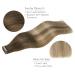 Buy If-Alife 20pcs 50g 18 Inch Ombr Walnut Brown to Ash Brown & Blonde Remy Invisible Tape Extensions | Silky Straight Real Hair Extensions - Buy Online on GoSupps.com