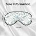 Unisex Dragonfly Print Sleeping Eye Mask - Soft Adjustable Strap Ultimate Light Blocking - Buy Online on GoSupps.com