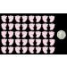 40 x edible 3D 15mm baby pink baby feet 20 colours toppers decorations cake (Baby Pink) - Buy Online on GoSupps.com