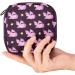 Stylish Women's Napkin Storage Bag - Fairytale Pink Unicorn Pattern | Portable Menstrual Cup & Bandage Organizer - Buy Online on GoSupps.com