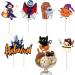 Halloween Cupcake Toppers - Ghost Zombie Pumpkin Witch Castle Halloween Cake Decor For Horror Vampire Parties Birthday Parties Paper Cake Decor Hmltd - Buy Online on GoSupps.com