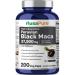 NusaPure Black Maca Root 37,500mg per caps (50:1 Extract) 200 Veggie Capsules (Vegan, Non-GMO, Gluten-Free)