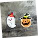 OFFSCH 50pcs Ghost Lollipops Wedding Decorations Christmas Santa Claus Decoration Display Rack Decoration Card Lollipops Sewing Thread Holder Stand Diy Cards Halloween Sugar Card - Buy Online on GoSupps.com