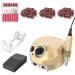 Weiyi of professional electrical nail cutter for gelails manicure & pedicure Stepless regulation up to 30000 rpm nail file set with foot pedal including 6 diamond milling and 3000