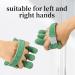 Adjustable Finger Separator Protector - Hand Contracture Cushion & Padding Aid | Removable Splints for Training | Green - Buy Online on GoSupps.com