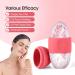 Buy Ice Roller Massager for Face Eyes & Neck - Natural Skin Care & Migraine Relief - Reusable Silicone Ice Mold (Red - Buy Online on GoSupps.com