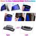 22 PCS Rainbow Colored Hair Extensions Clip In for Girls 22 Inch Colorful Straight Extensions for Party Highlights Accessories Hair Pieces for Women 22pcs-Colorful - Buy Online on GoSupps.com