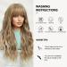 Buy Oefei Long Light Brown Blonde Wig - Natural Wavy Synthetic Hair Heat-Resistant for Daily Party & Cosplay Wear - Buy Online on GoSupps.com