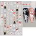 JMEOWIO 6 Sheets Christmas Nail Art Stickers Decals Self-Adhesive Snowman Snowflake Winter Holiday Cute Santa Nail Supplies Nail Art Design Decoration Accessories - Buy Online on GoSupps.com