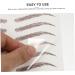 FOMIYES 27 Sheets Waterproof Eyebrow Stickers Eyebrow Decals Makeup Brow Sticker Cosmetic Eyebrow Lines 3d - Buy Online on GoSupps.com