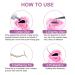 Infilila Disposable Glue Rings for Eyelash Extensions - 100PCS Lovely Heart Shape Glue Cups in Pink | Lash Fan Blossom Supplies - Buy Online on GoSupps.com