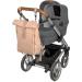 Buy Sustainable Casual Baby Diaper Backpack - Rolltop Design Stroller Attachment Bottle Holder | Peach Rose - Buy Online on GoSupps.com