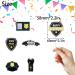 Police Themed Happy Birthday Cupcake Toppers 18-PC Set - Perfect for a boy or girl's police themed birthday party baby shower party or police retirement party decorations - SugarGera - Buy Online on GoSupps.com
